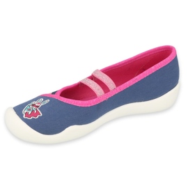 Scarpe per bambini Befado 116X300 blu navy rosa multicolore 1