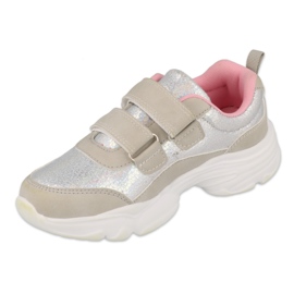 Scarpe per bambini Befado 516Y107 beige grigio 1