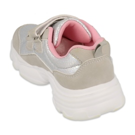 Scarpe per bambini Befado 516Y107 beige grigio 2