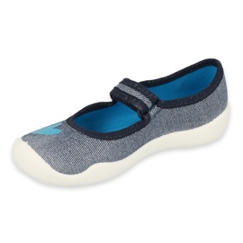 Scarpe per bambini Befado 114Y474 blu grigio 2