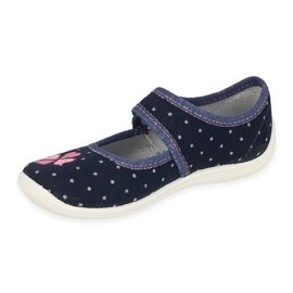 Scarpe per bambini Befado 945X465 blu navy rosa 1