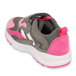 Scarpe per bambini Befado 516P122 rosa grigio 2