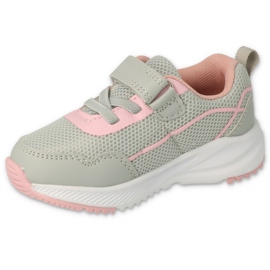 Scarpe per bambini Befado 516P110 rosa grigio 1