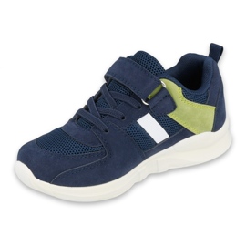 Scarpe per bambini Befado 516Y074 blu navy verde 1