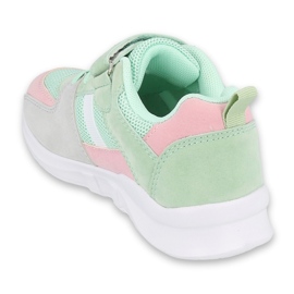 Scarpe per bambini Befado 516X072 rosa verde 2