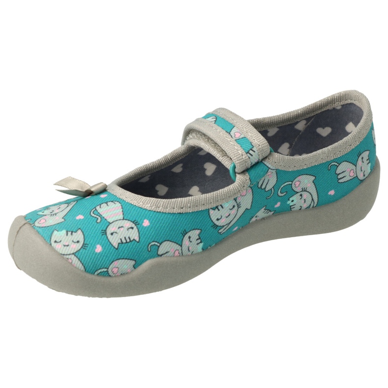 Scarpe per bambini Befado 114X453 grigio verde 1