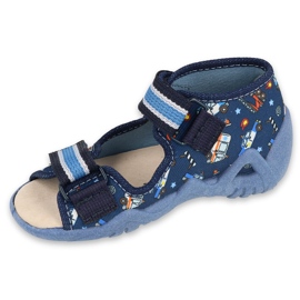 Scarpe per bambini Befado gialle 350P028 blu 1