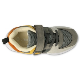 Scarpe per bambini Befado 516Y131 grigio multicolore giallo 1