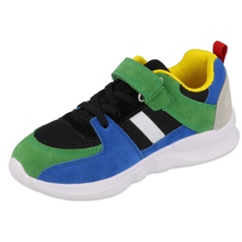 Scarpe per bambini Befado 516X133 nero blu multicolore verde 1