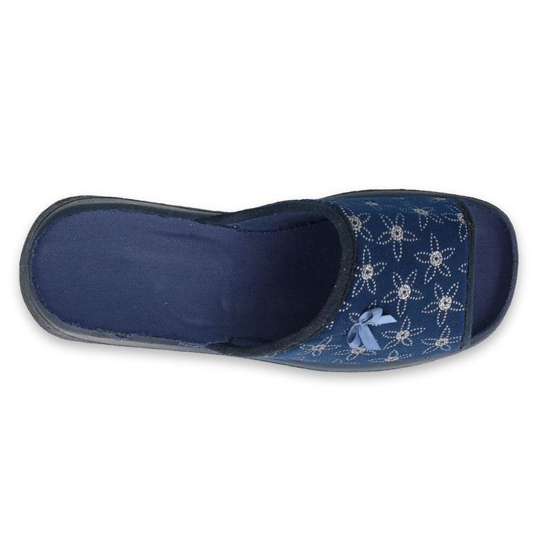 BEFADO SLIPERS DELLE DONNE 442D195 Blu Navy con zirconi 2