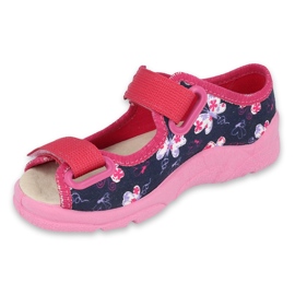 Scarpe per bambini Befado 869X145 blu navy rosa 1