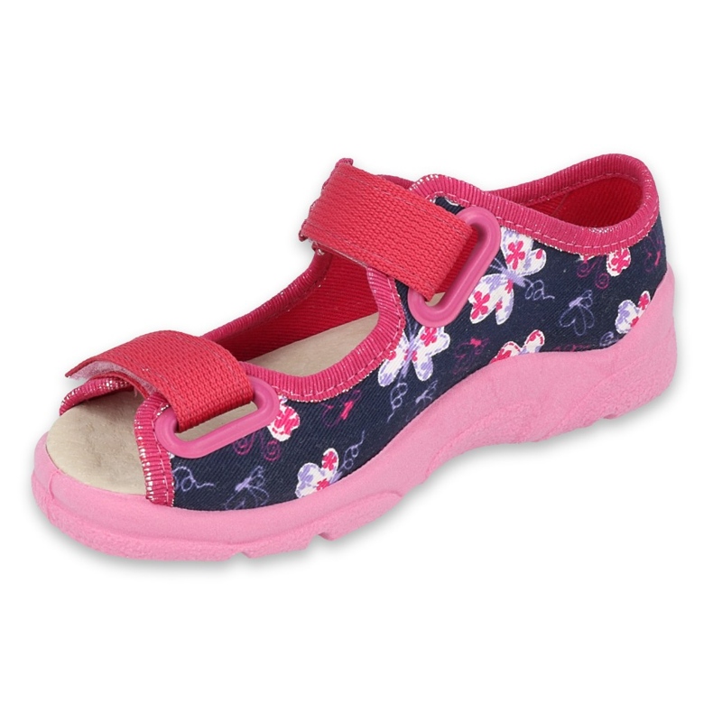 Scarpe per bambini Befado 869X145 blu navy rosa 1