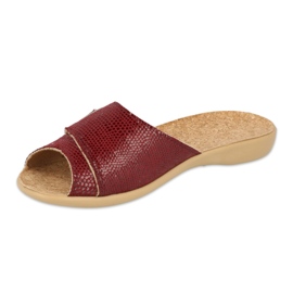 Scarpe da donna Befado pu 265D021 marrone rosso 1