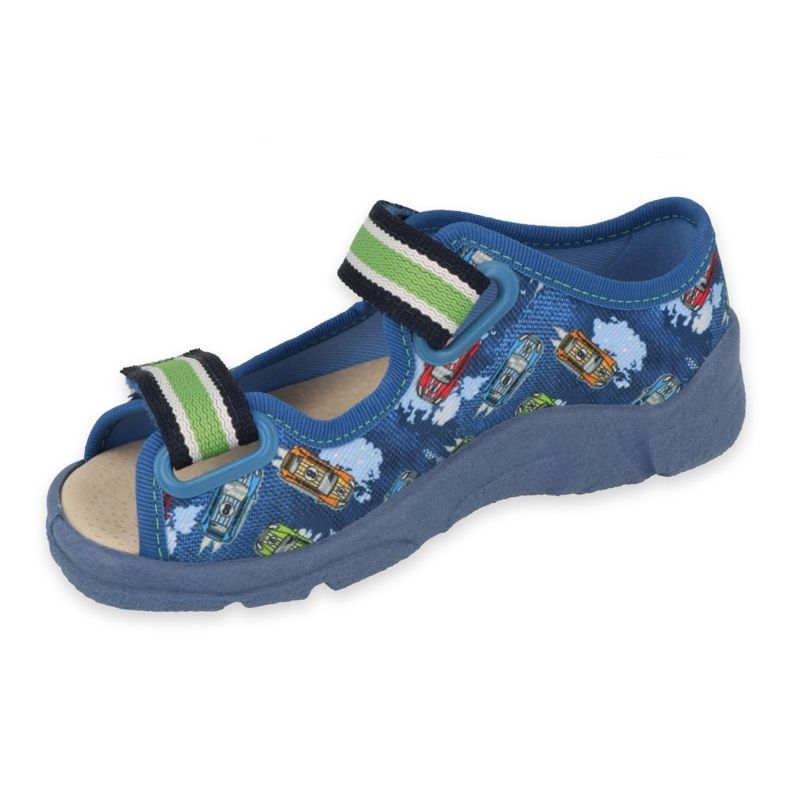 Inserto in pelle di Befado per bambini 869x163 blu 1