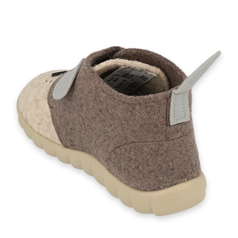 Scarpe per bambini Befado 526P106 beige grigio 2