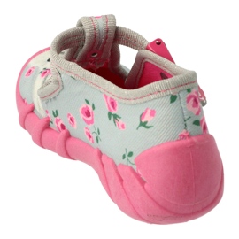 Scarpe per bambini Befado 110P425 rosa grigio 2