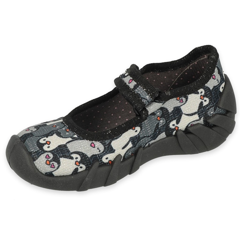 Slifori per bambini di Befado Specy 109p239 nero grigio 1