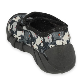 Slifori per bambini di Befado Specy 109p239 nero grigio 2