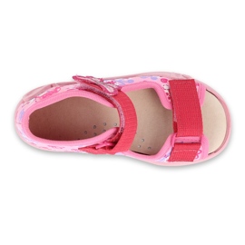 Scarpe per bambini gialle Befado 342P021 rosa 1