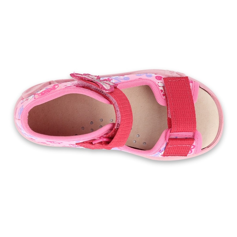 Scarpe per bambini gialle Befado 342P021 rosa 1