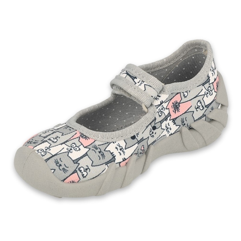 Scarpe per bambini Befado speedy 109P241 rosa grigio 1