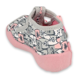 Scarpe per bambini Befado 213P133 rosa grigio 2