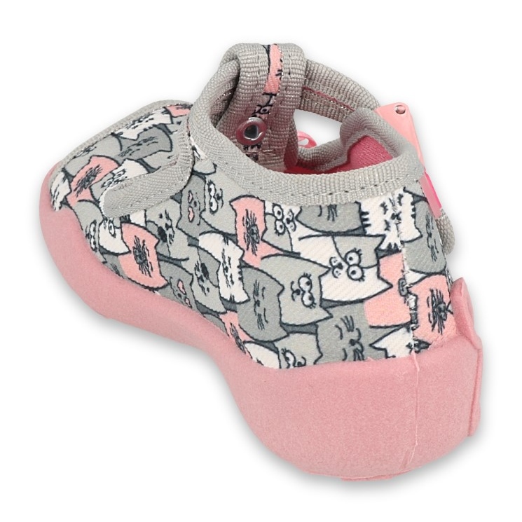 Scarpe per bambini Befado 213P133 rosa grigio 2