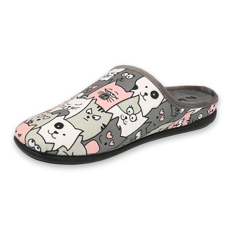 Scarpe da donna Befado 155D200 rosa grigio 2
