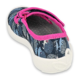 Scarpe per bambini Befado 114X466 blu navy blu rosa 2