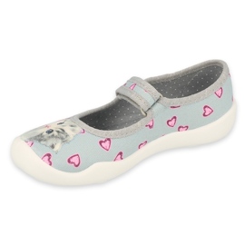 Scarpe per bambini Befado 114X462 rosa grigio 2