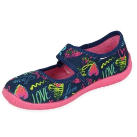 Scarpe per bambini Befado 945Y423 blu navy rosa 1