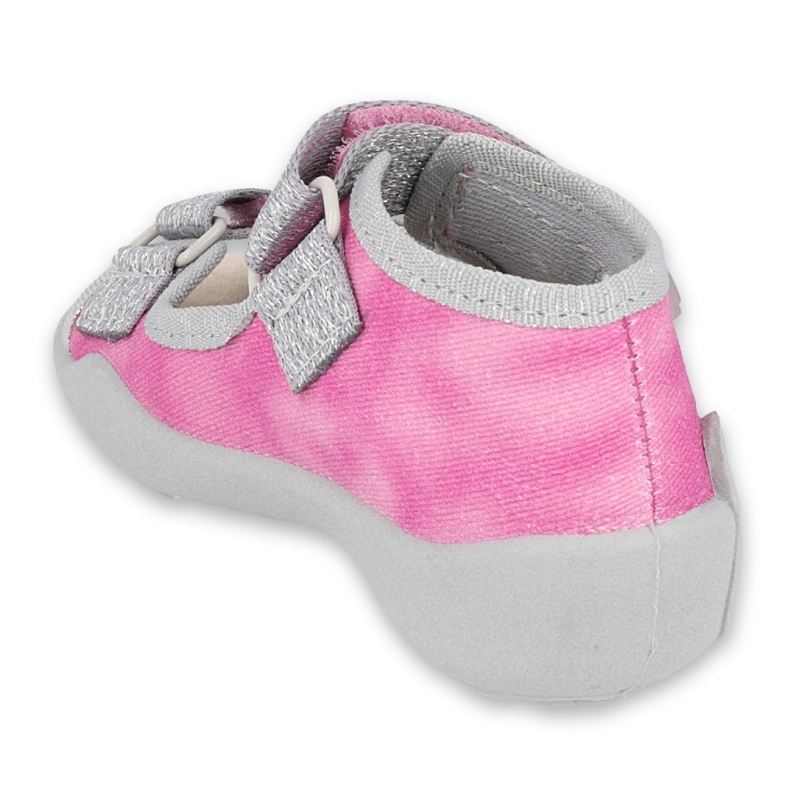 Scarpe per bambini Befado 342P033 rosa d'argento 2