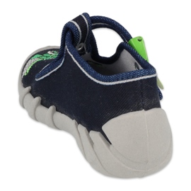 Scarpe per bambini Befado 110P430 nero verde 2