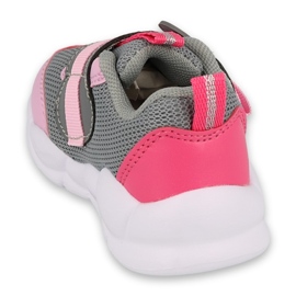 Scarpe per bambini Befado 516P091 rosa grigio 2