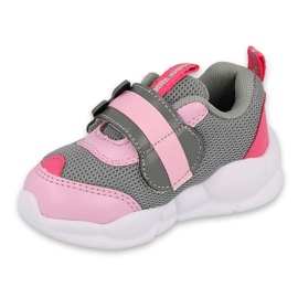 Scarpe per bambini Befado 516P091 rosa grigio 1