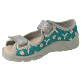 Scarpe per bambini Befado 869X166 grigio verde 1