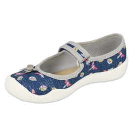 Scarpe per bambini Befado 114X445 blu navy grigio 1