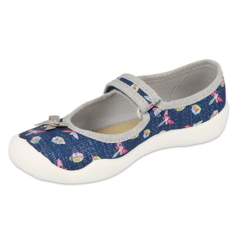Scarpe per bambini Befado 114X445 blu navy grigio 1