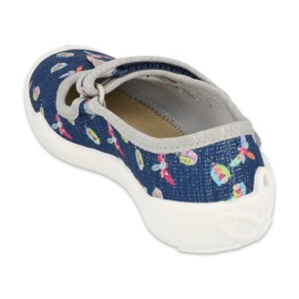Scarpe per bambini Befado 114X445 blu navy grigio 2