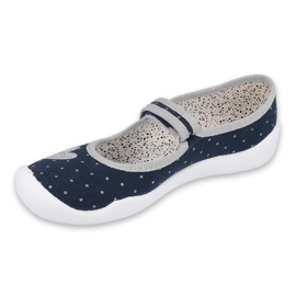 Scarpe per bambini Befado 114Y412 blu navy grigio 1