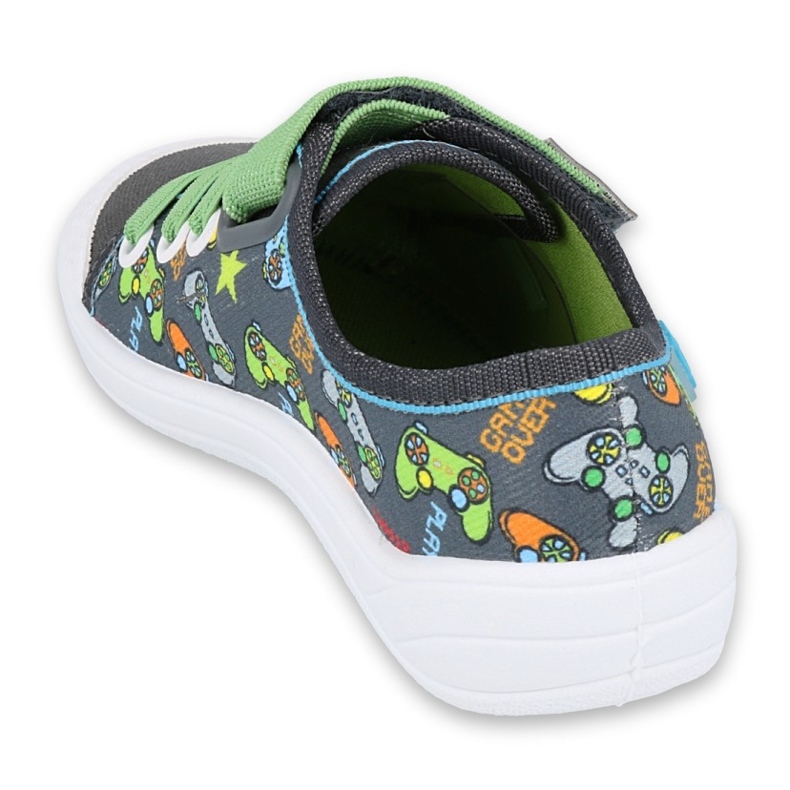 Slipisti per bambini di Befado per velcro 251x164 grigio 2
