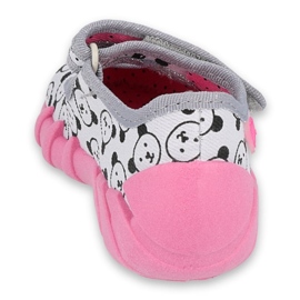 Scarpe per bambini Befado 109P220 rosa grigio 2