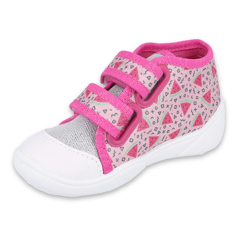 Scarpe per bambini Befado 212P072 rosa grigio 1