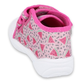 Scarpe per bambini Befado 212P072 rosa grigio 2