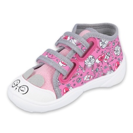 Scarpe per bambini Befado 212P070 rosa grigio 1