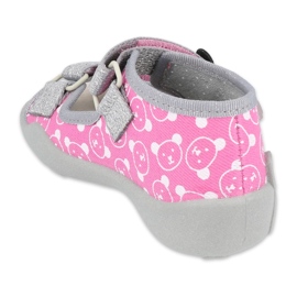 Scarpe per bambini Befado 342P030 rosa grigio 2