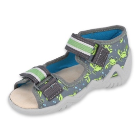Scarpe da bambino Befado gialle 350P023 grigio verde 1