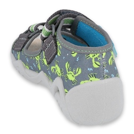 Scarpe da bambino Befado gialle 350P023 grigio verde 2