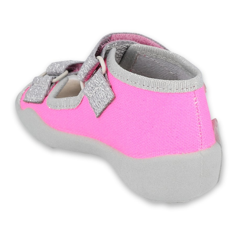 Scarpe per bambini Befado 342P032 rosa argento grigio 2
