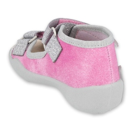 Scarpe per bambini Befado 342P034 rosa grigio 2